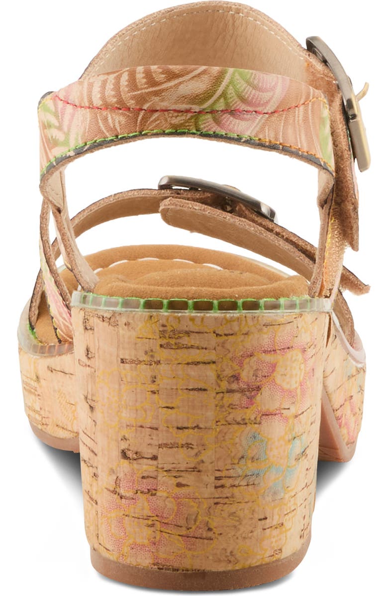 L
Artiste by Spring Step Jess Platform Sandal, Alternate, color, Tan Multi