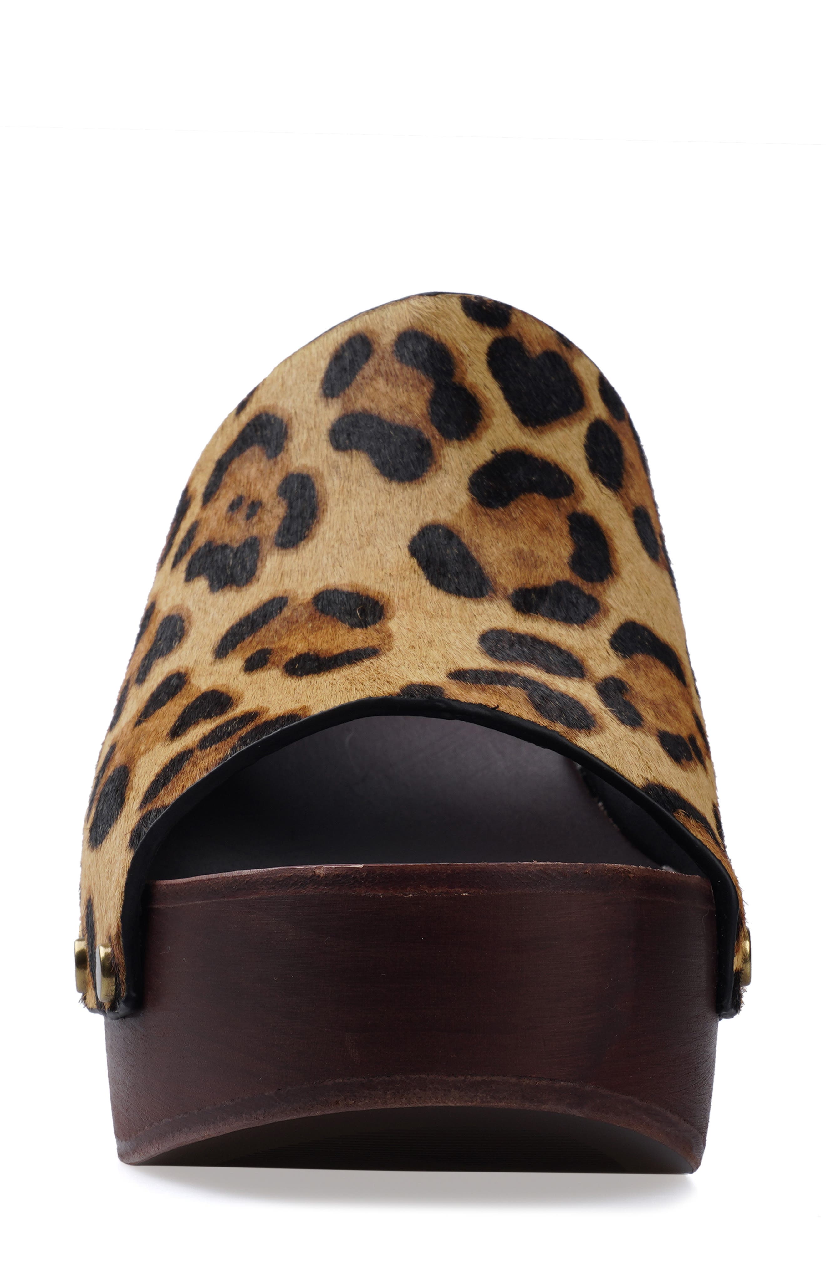 Xyla Platform Sandal, Alternate, color, LEOPARD
