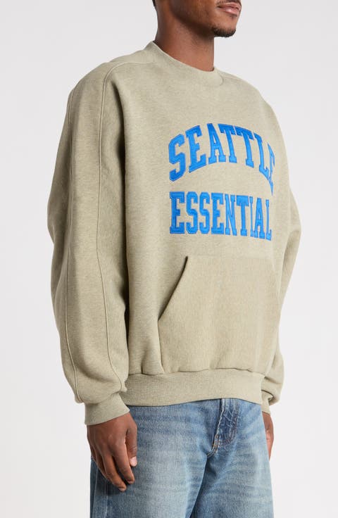 Seattle Seahawks 90s Relaxed Crewneck Sweatshirt