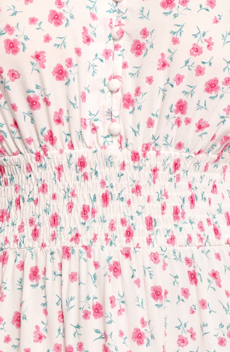 Petal & Pup Thomas Floral Maxi Dress, Alternate, color, Pink Ditsy Floral