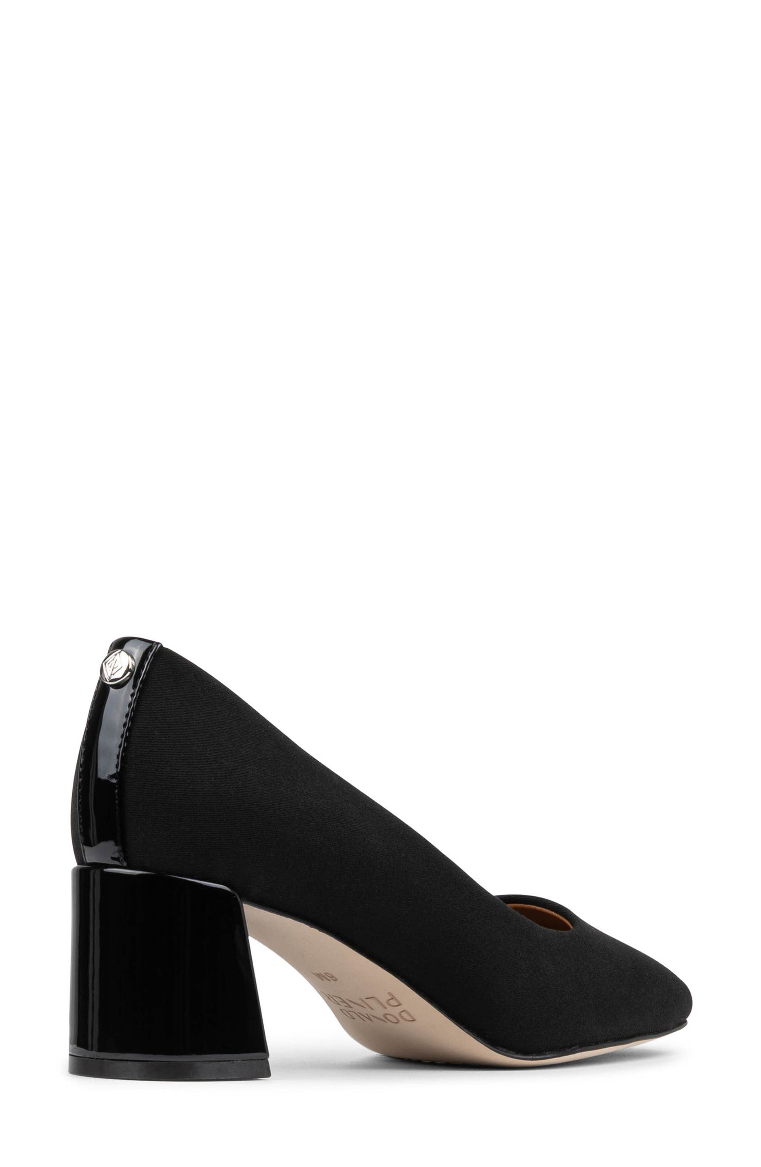 Donald Pliner Goodwyn Block Heel Pump, Alternate, color, Black