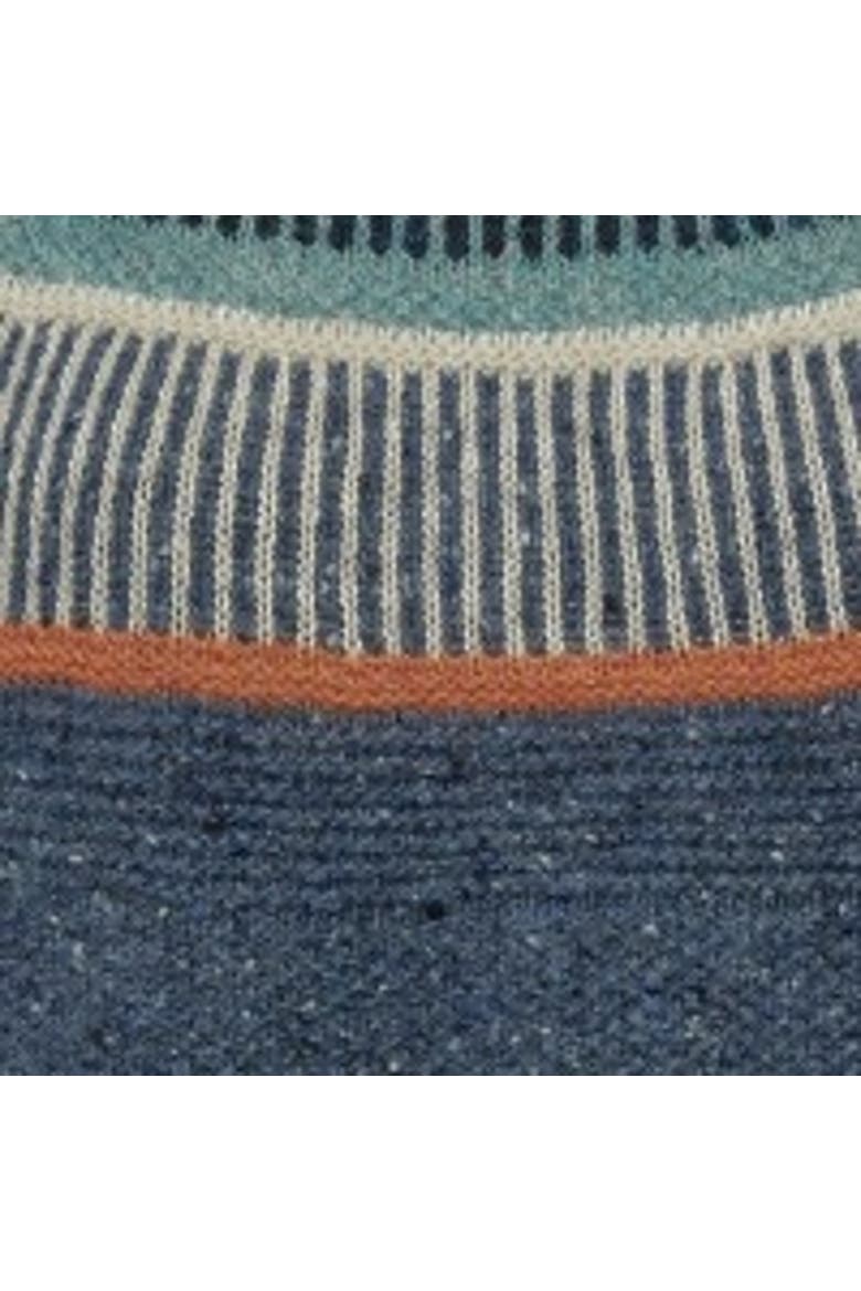 Statement Donegal Wool Sweater, Alternate, color, INDIGO