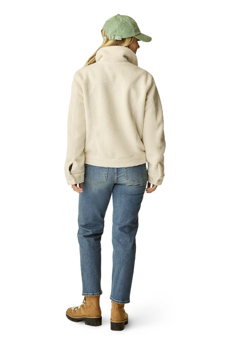 Rhea Boucle Trucker, Alternate, color, Birch