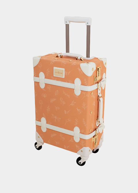 Vegan Leather Carry On Suitcase Nature