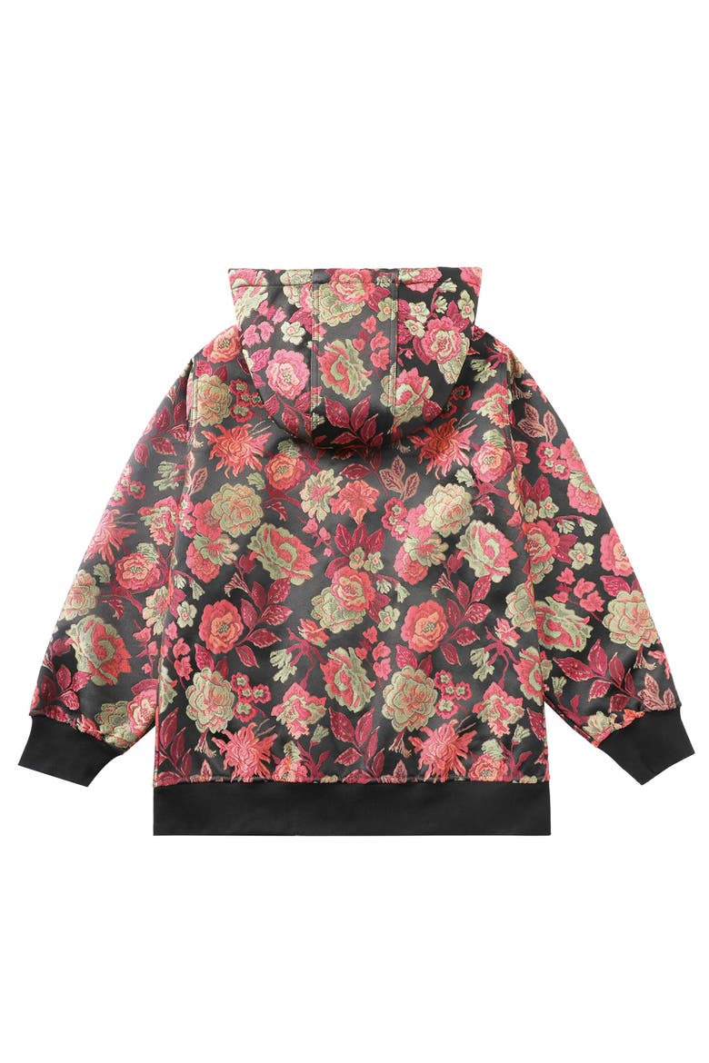 Suprema Flora Hoodie, Alternate, color, Red