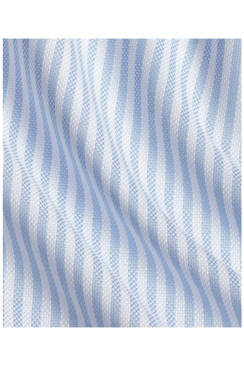 Stripe Cotton Oxford Button-Down Shirt, Alternate, color, WHITE/ SKY