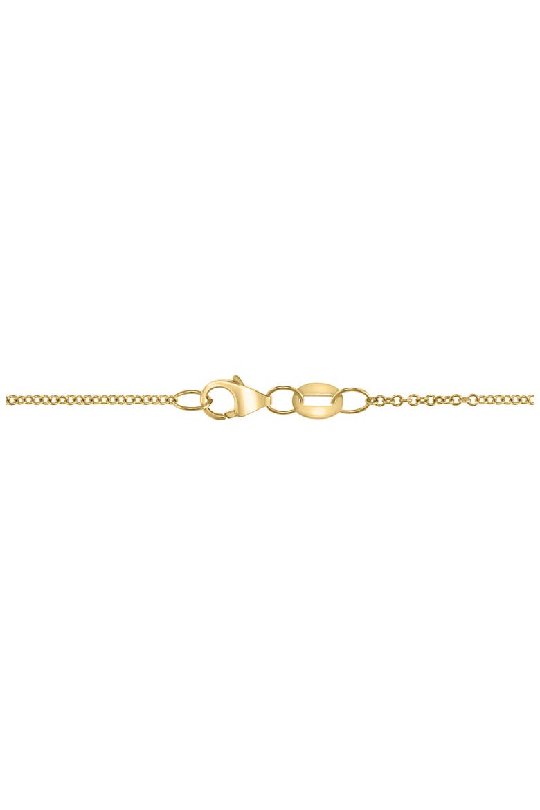 14K Yellow Gold Malachite & Diamond Pendant Necklace, Alternate, color, GREEN