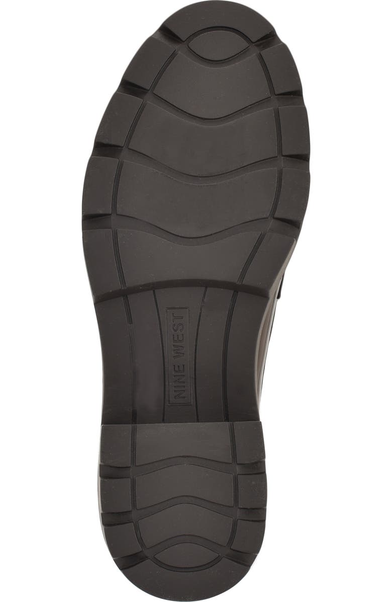 Nine West Missa Platform Lug Loafer, Alternate, color, Dark Brown 200