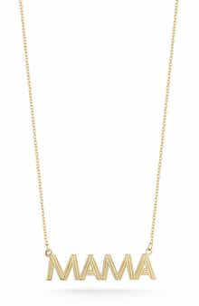 Ember Fine Jewelry 'Mama' Pendant Necklace