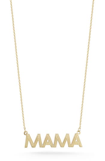 Ember Fine Jewelry 14k Gold Mama Necklace