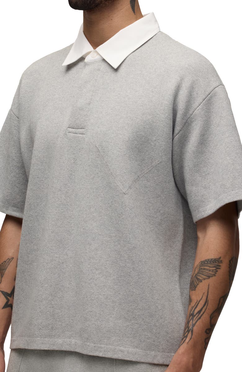 Hudson Jeans Double Knit Polo, Alternate, color, 