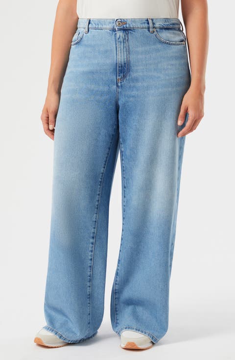 Sriva Wide Leg Jeans (Plus)