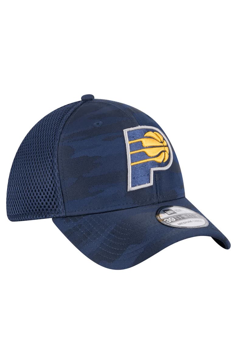 New Era Men's New Era  Navy Indiana Pacers Subtle Camo 39THIRTY Flex Hat, Alternate, color, 