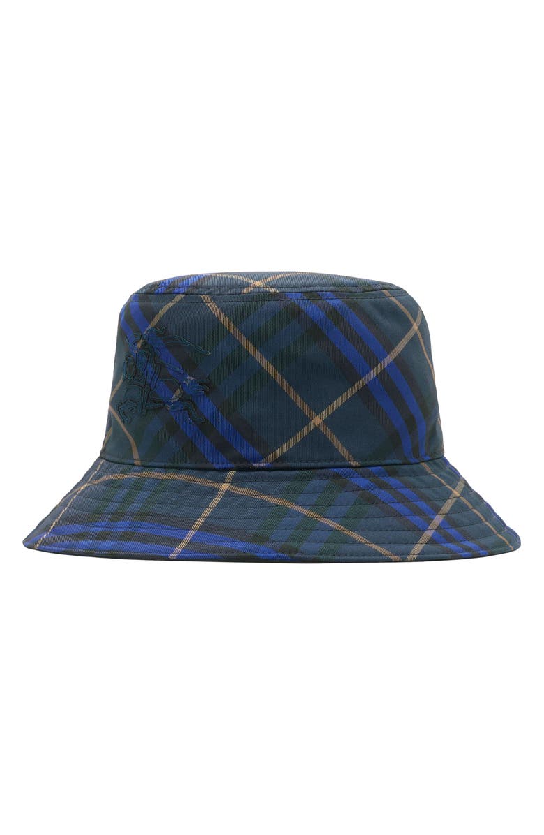 Burberry EKD Check Twill Bucket Hat, Main, color, 