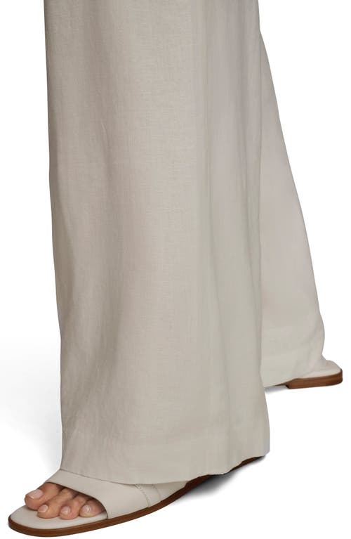 Shop Donna Karan New York Linen Blend Wide Leg Pants