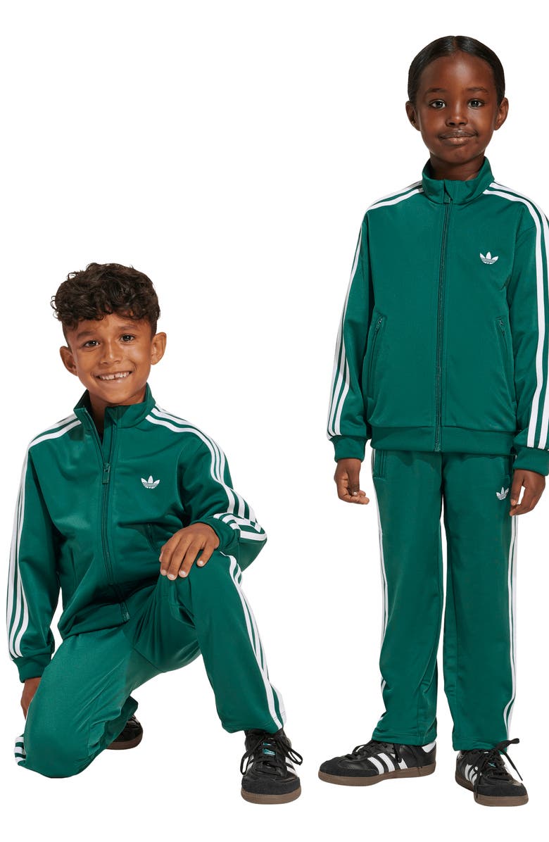 adidas Originals Kids
 Firebird Recycled Polyester Track Jacket 
Pants Set, Alternate, color, 