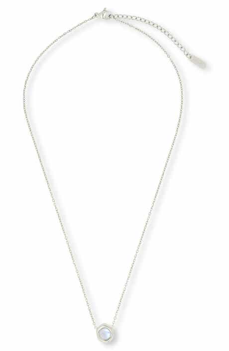 Sterling Forever Joan Drop Pearl Pendant Necklace
