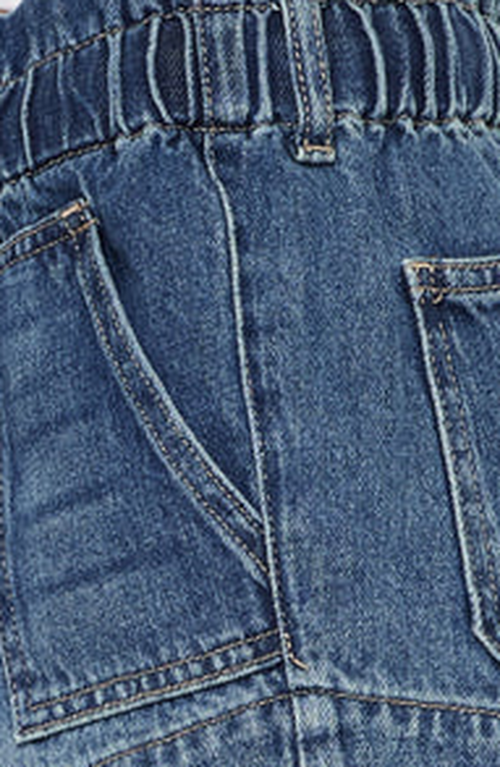 Kancan Mimi Paperbag Shorts In Blue