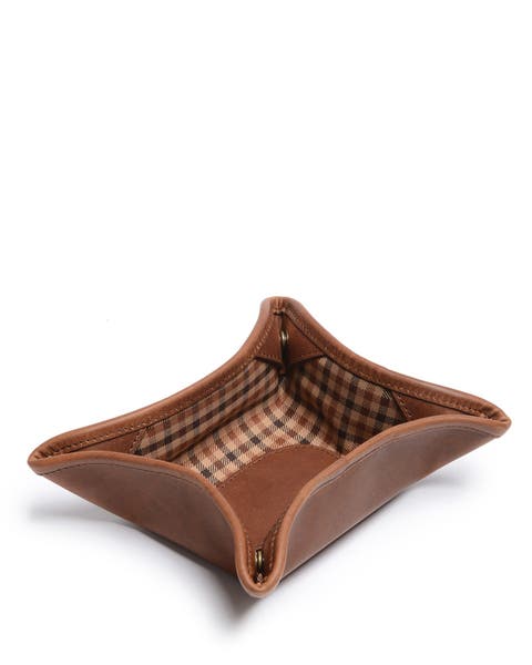 Dunbar Leather Change Tray