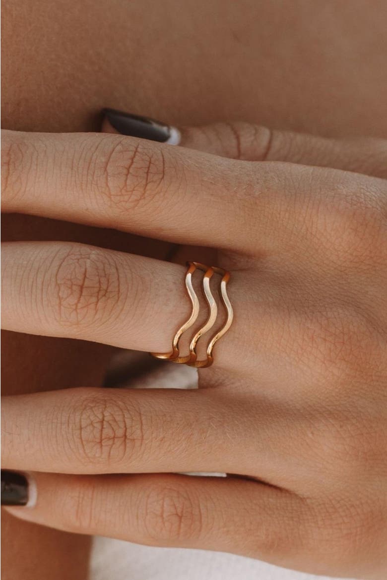 Ocean Ring, Alternate, color, Gold
