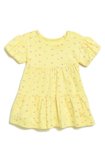 JESSICA SIMPSON JESSICA SIMPSON KIDS' PUFF SLEEVE TIERED DRESS