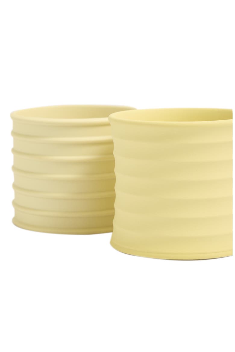 x JW Anderson Set of Two Stoneware Mugs, Alternate, color, YELLOW