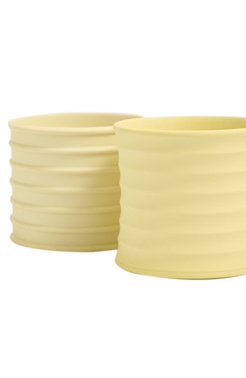 Wedgwood X Jw Anderson Set Of Two Stoneware Mugs In Yellow