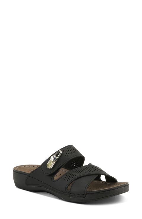 Perforated Slide Sandal (Women)