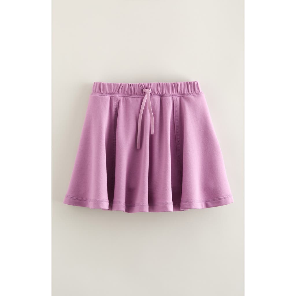 Zella Girl Kids' Step Up Fleece Skort In Purple