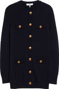 Chloé Cotton Cable Knit Cardigan