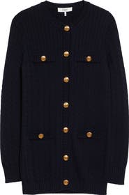 Chloé Cotton Cable Knit Cardigan