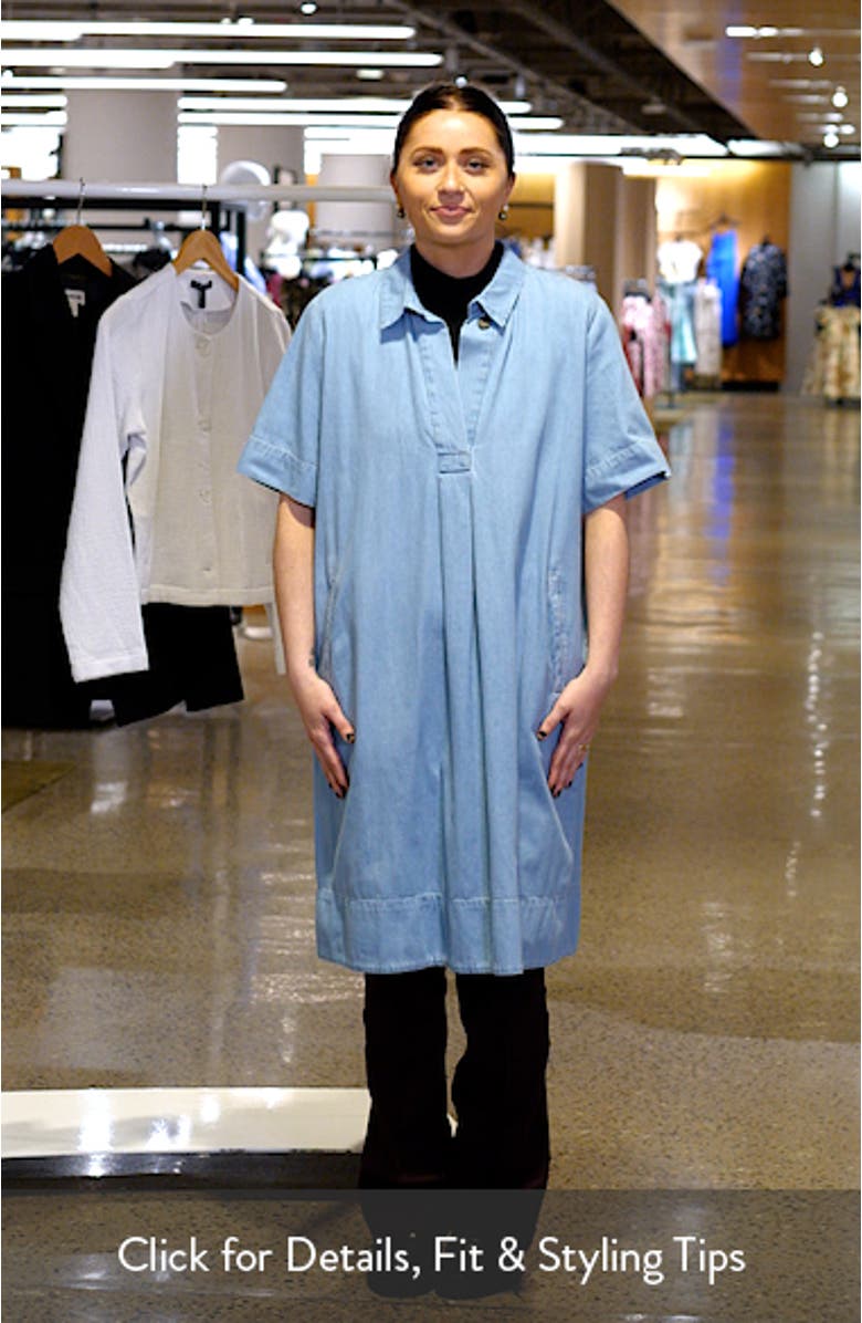 Organic Cotton Denim Dress, sales video thumbnail