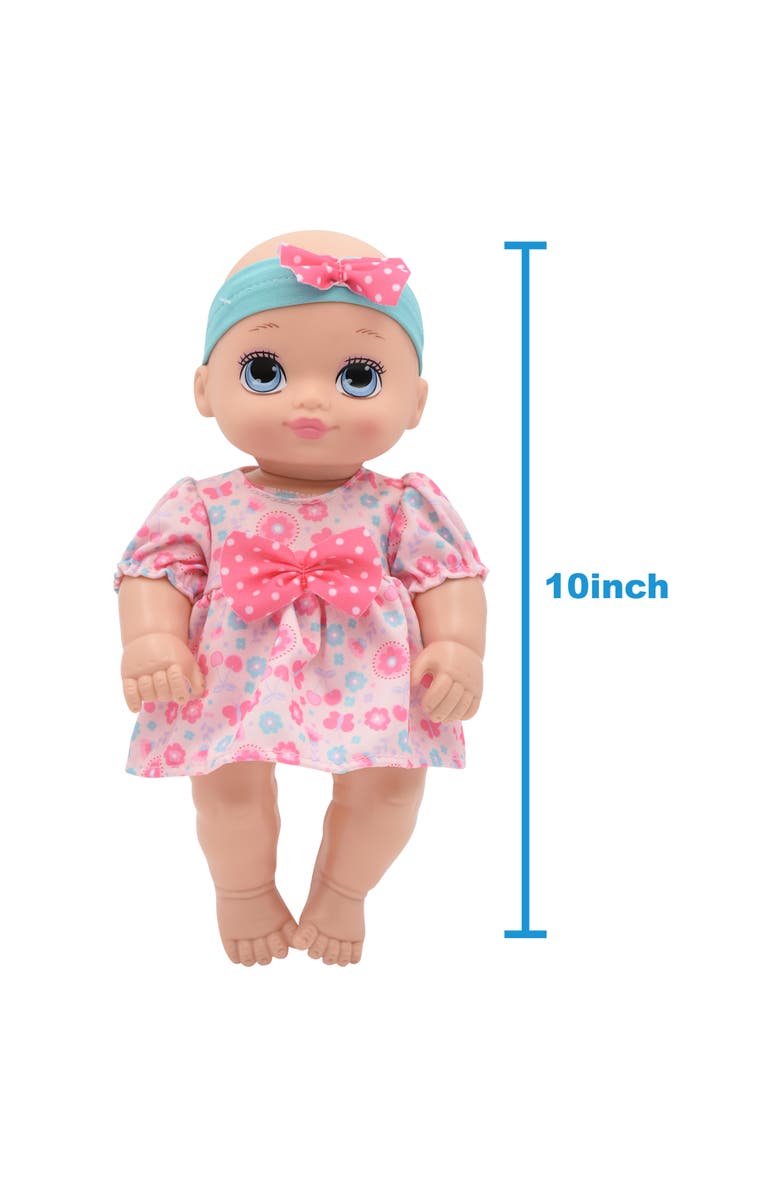 Cuddle Kids Play All Day 17 Pc 10" Baby Doll Playset, Alternate, color, Multicolored