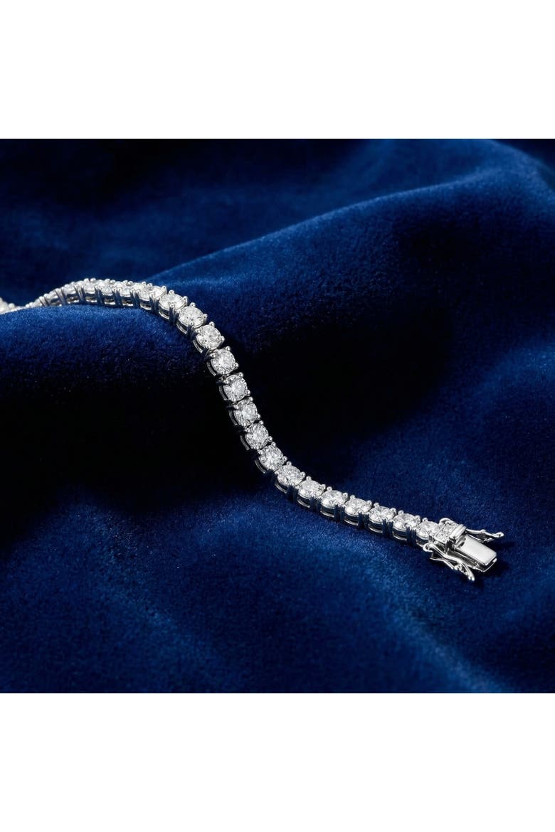 11 Ct T.W. Lab Grown Diamond Tennis Bracelet 14K Gold 7", Alternate, color, 14k White Gold