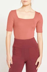 Universal Standard Foundation Short Sleeve Top
