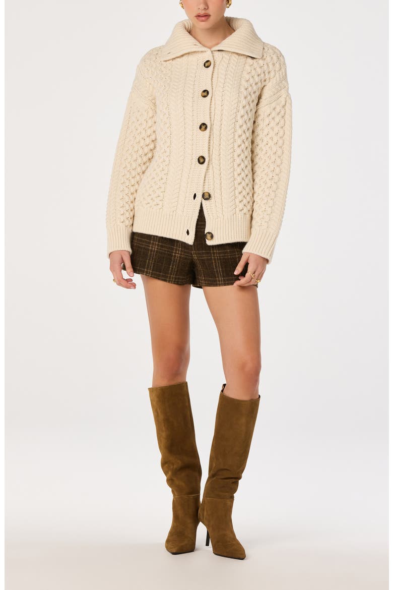 Crystelle Cardigan, Alternate, color, CREAM