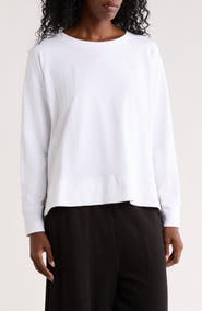 Eileen Fisher Crewneck Long Sleeve T-Shirt