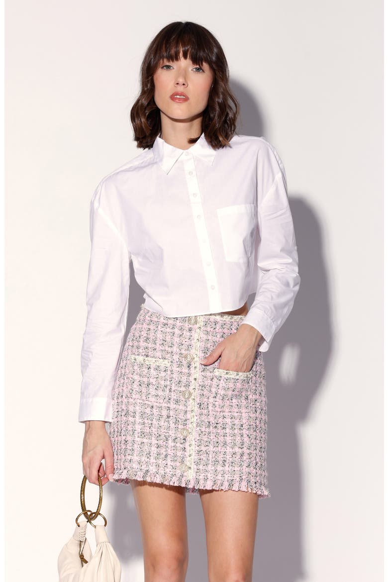 Fayette Tweed Skirt, Alternate, color, CAROUSEL TWEED