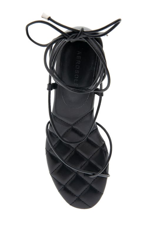 AEROSOLES AEROSOLES CARAMIA ANKLE WRAP PLATFORM SANDAL 