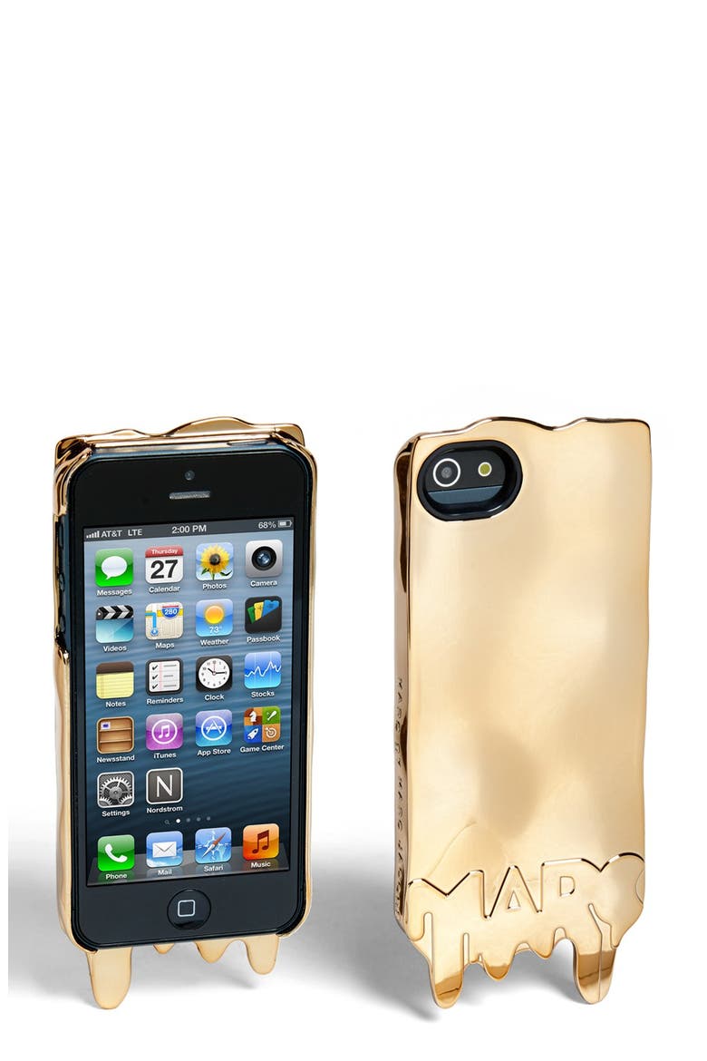 MARC BY MARC JACOBS 'Melts' iPhone 5 & 5S Case, Main, color, ROSE GOLD