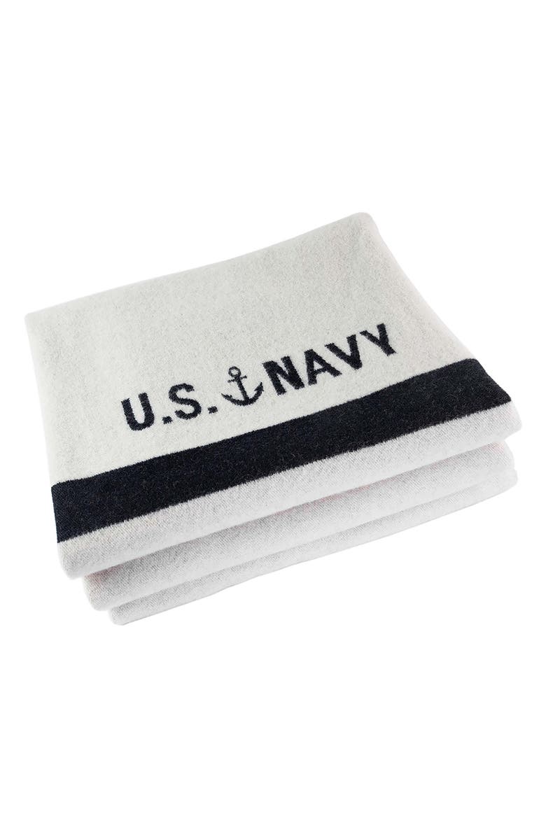 Faribault Woolen Mill US Navy Foot Soldier Blanket, Alternate, color, 