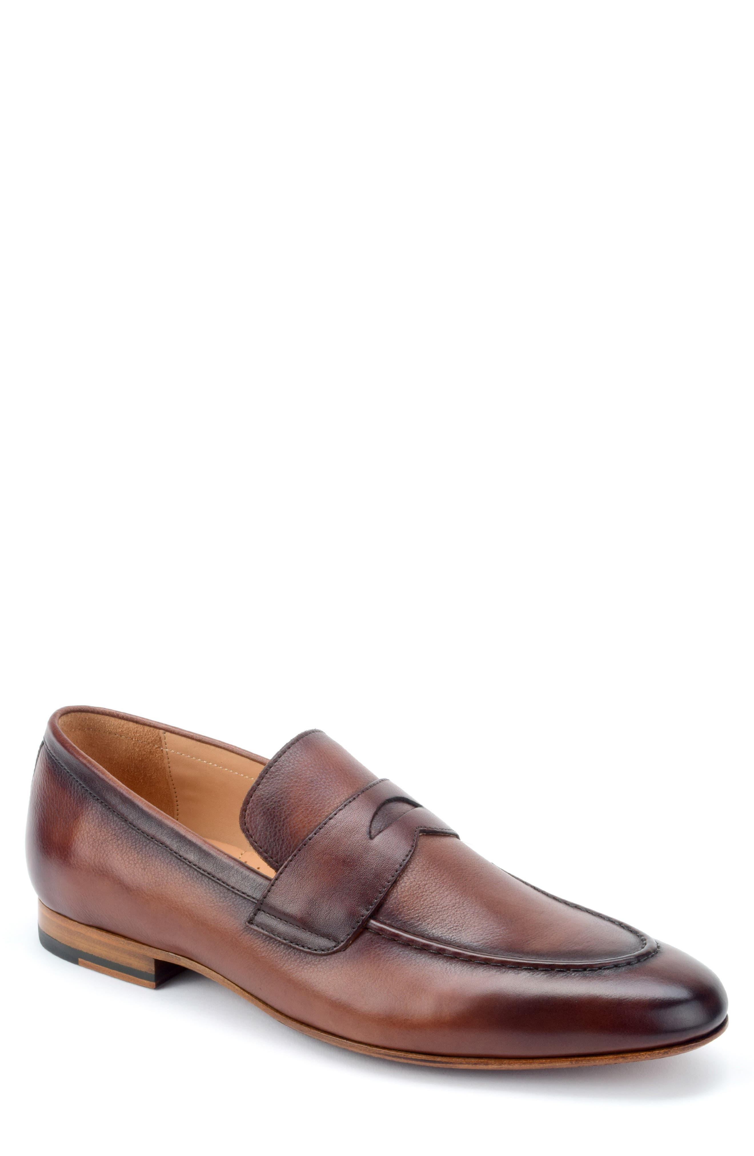 Warfield 
Grand Montery Penny Loafer, Main, color, Cognac