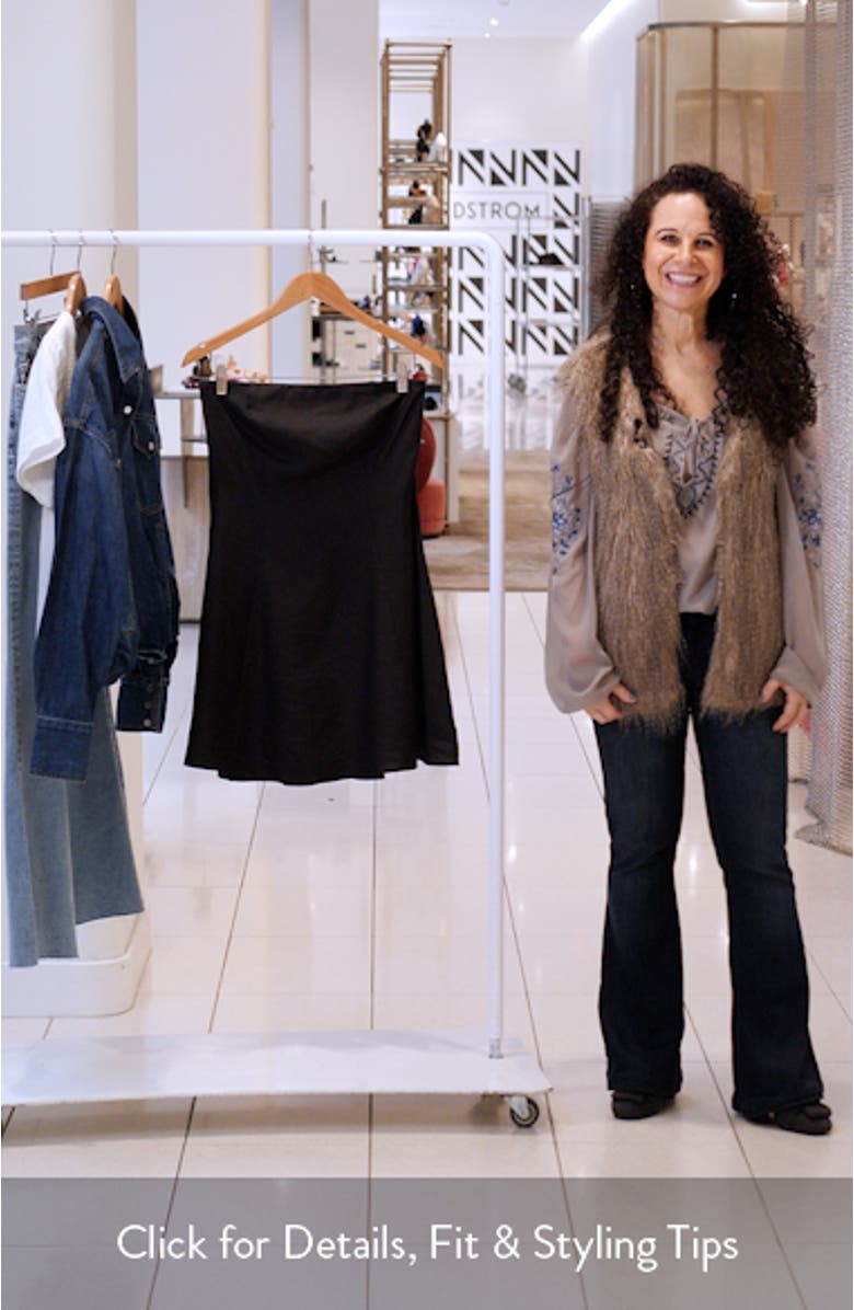 The Favorite Strapless Flare Linen Minidress, sales video thumbnail