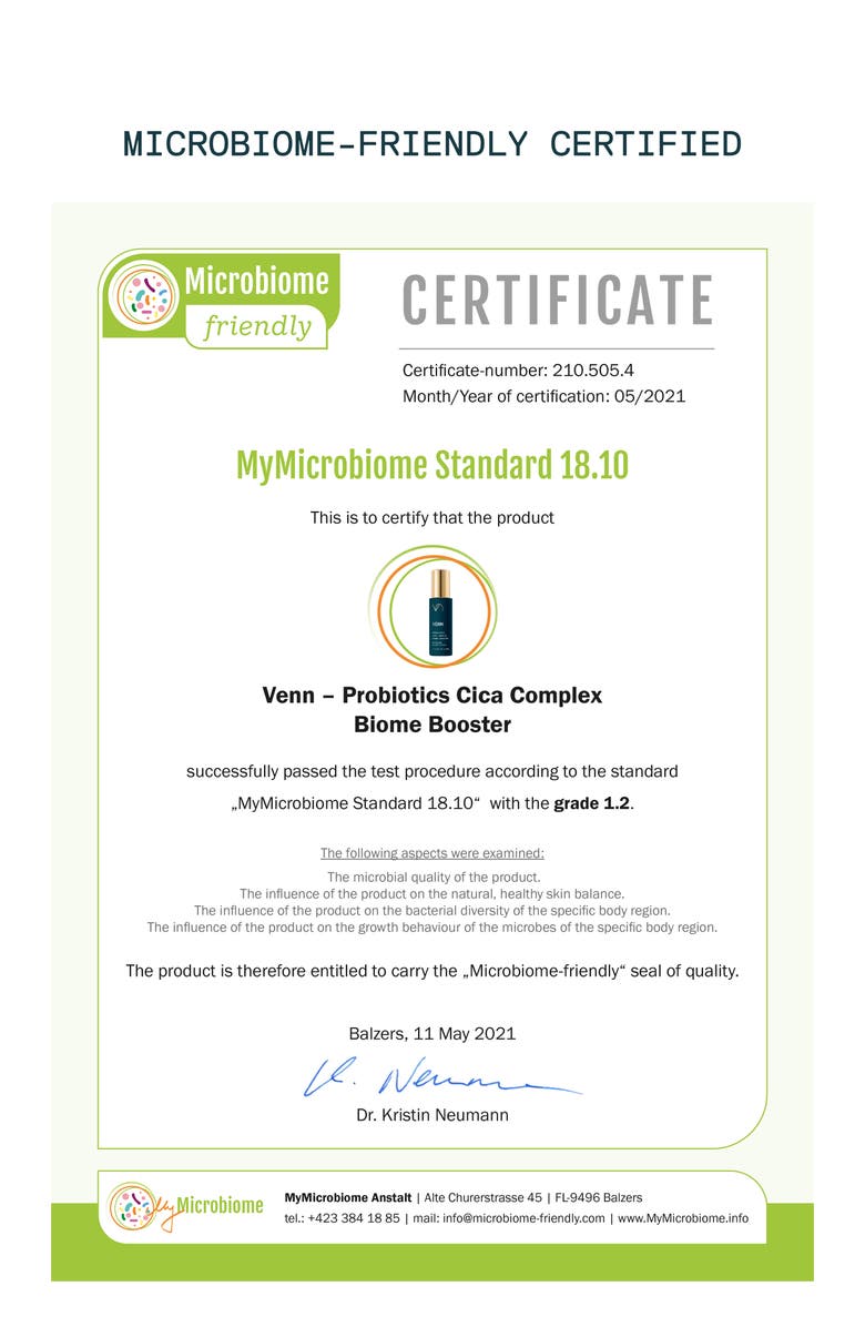 VENN SKINCARE Probiotics Cica Complex Biome Booster Serum, Alternate, color, 