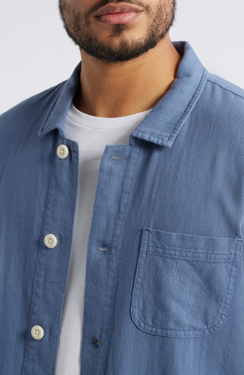 Rails Ambrose Cotton & Linen Shirt Jacket, Alternate, color, Washed Blue