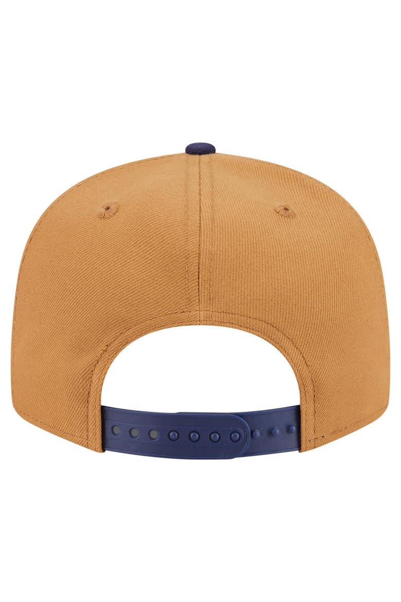 Men's New Era Khaki/Navy Tampa Bay Rays Ice Cream 9FIFTY Snapback Hat, Alternate, color, Khaki
