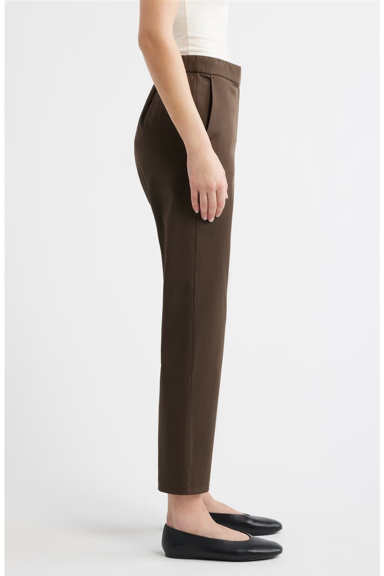 High Waist Slim Fit Ankle Pants, Alternate, color, WREN