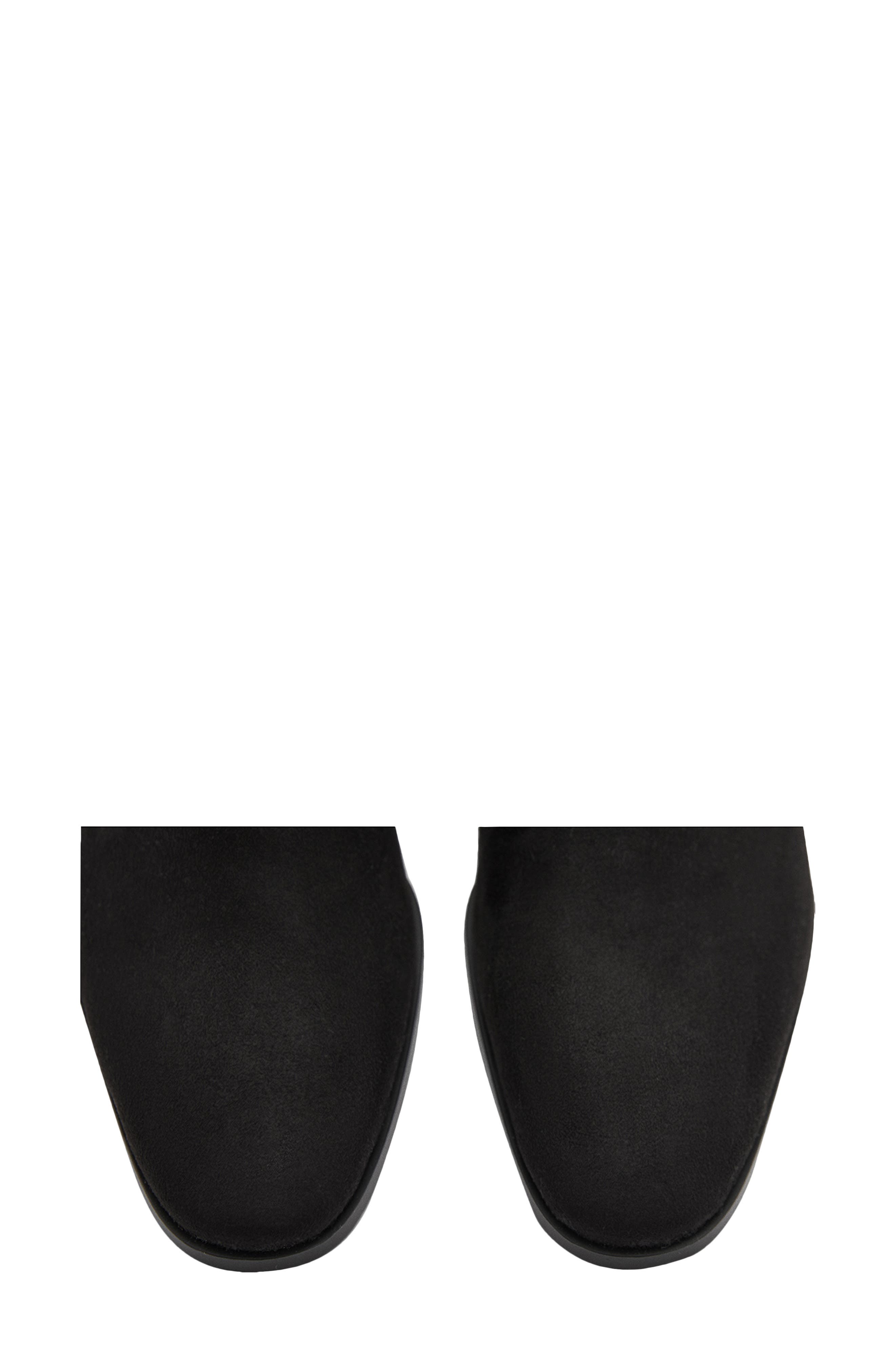 MANGO Faux Suede Block Heel Bootie, Alternate, color, 