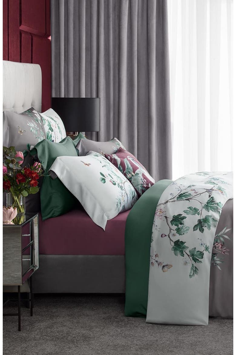 Alfabia duvet cover, Alternate, color, Grey