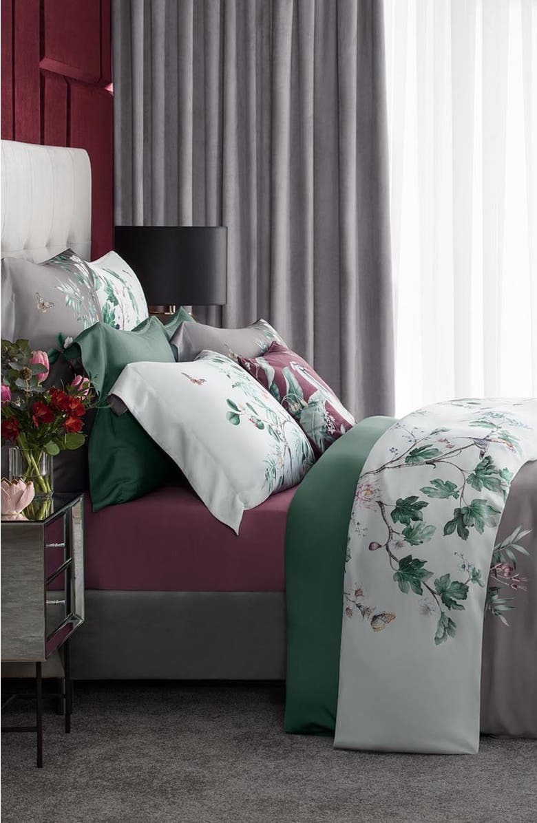 Togas Alfabia flat sheet, Alternate, color, Violet